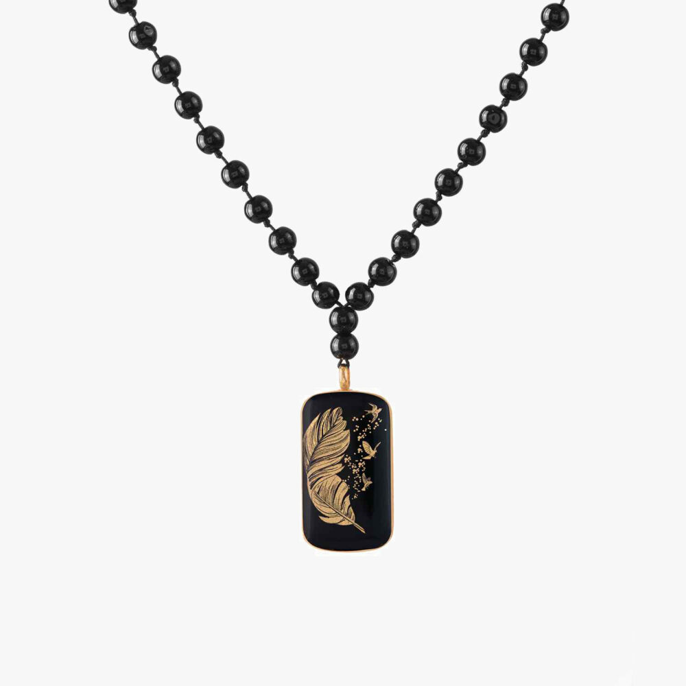 گردنبند پر سری ایستا - 1