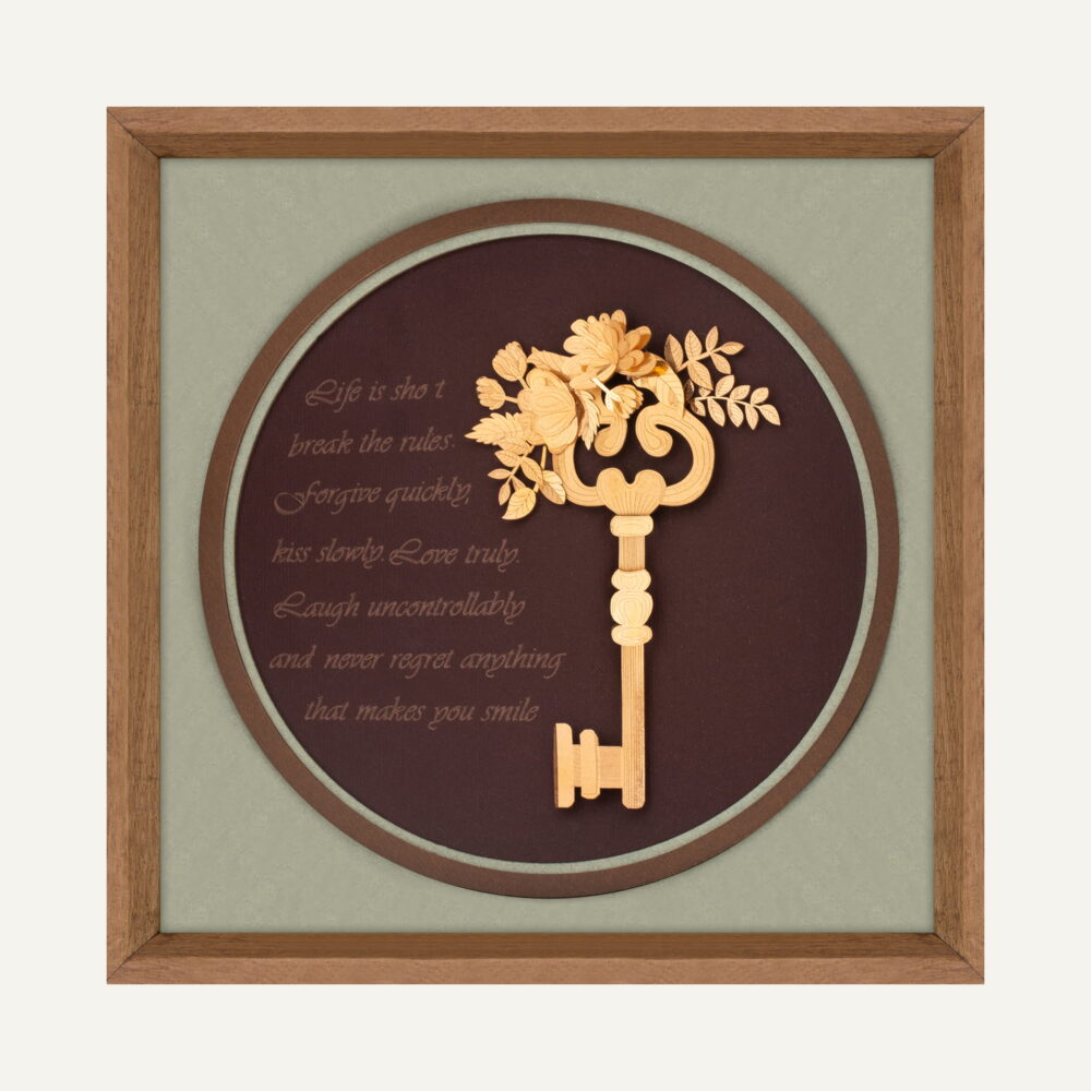 تابلو طلا فانتزی کلید تابلو طلا فانتزی کلید