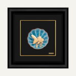 تابلو طلا طبیعت ماهی