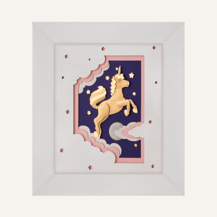 تابلو طلا کودکان یونیکرن