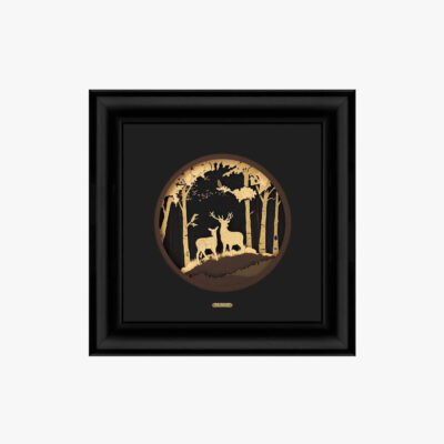 تابلو طلا طبیعت بیشه