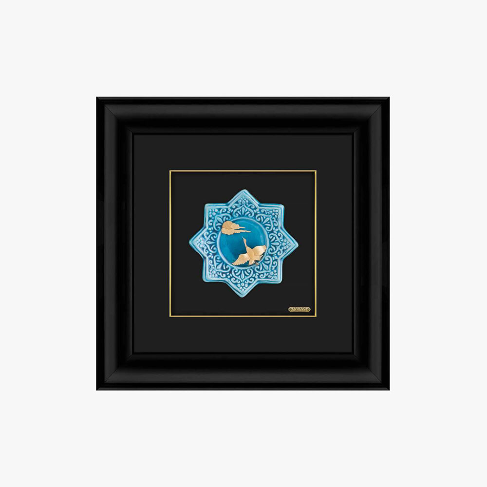 تابلو طلا طبیعت آفاق - 1