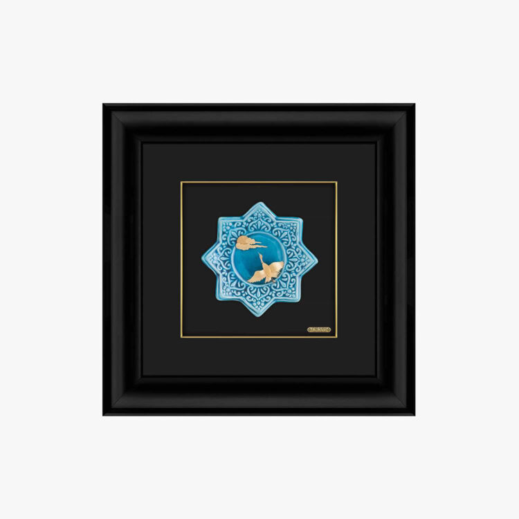 تابلو طلا طبیعت آفاق