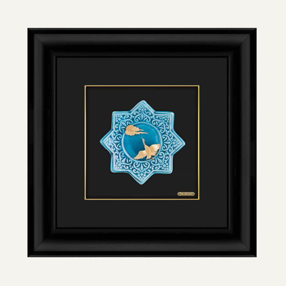 تابلو طلا طبیعت آفاق