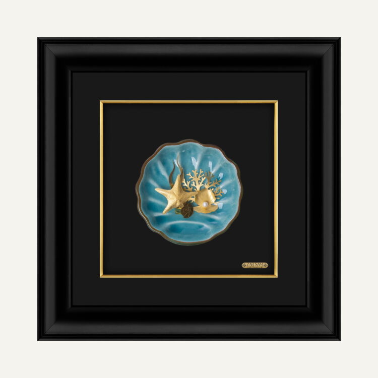 تابلو طلا طبیعت دریا