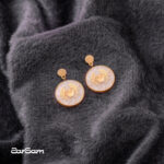 گوشواره زنانه تیر با ورق طلا سری مانی کلاسیک - 2