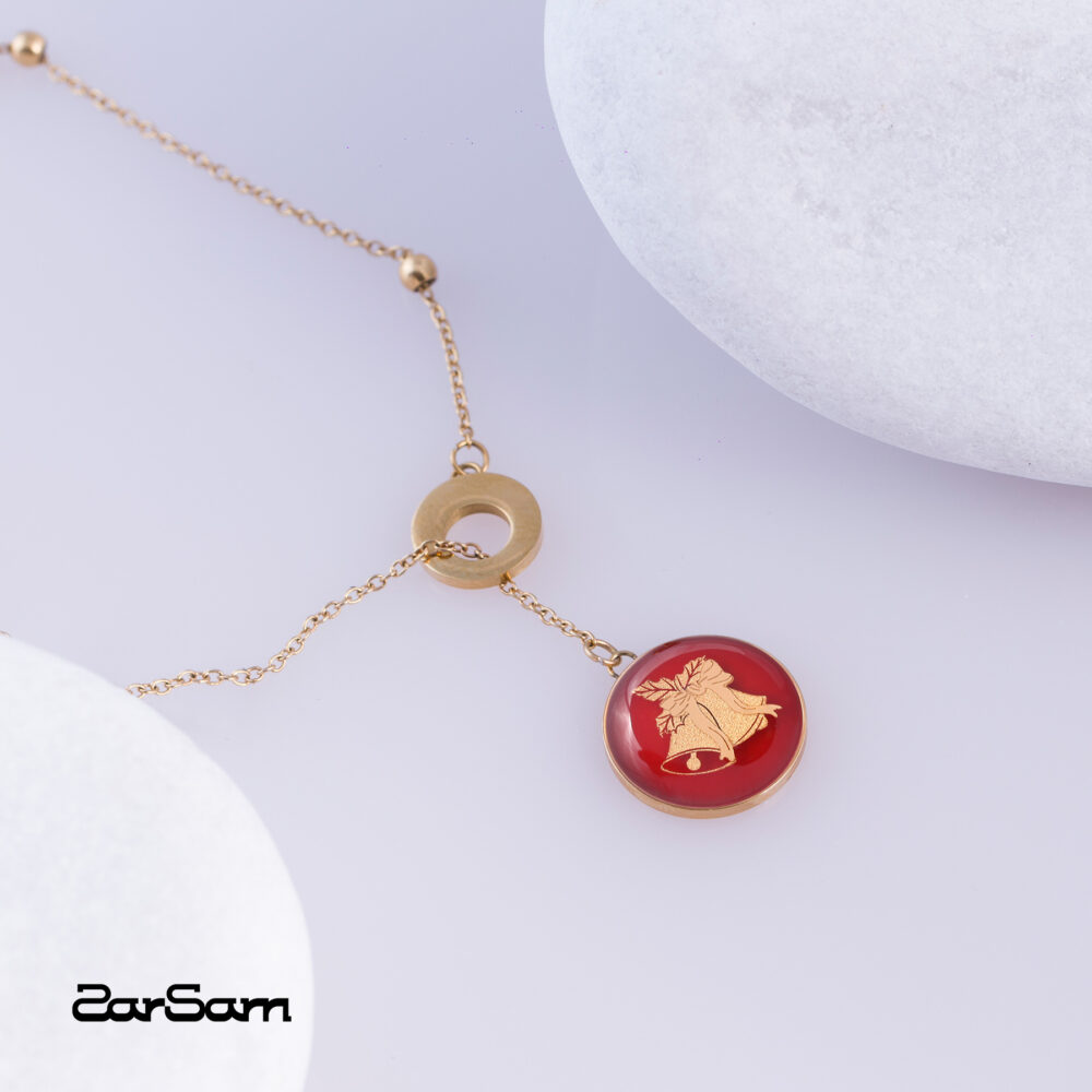 پابند زنانه طنین با ورق طلا سری رها - 2