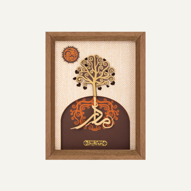 تابلو طلا عاشقانه مادر