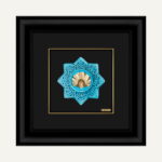 تابلو طلا طبیعت طاووس