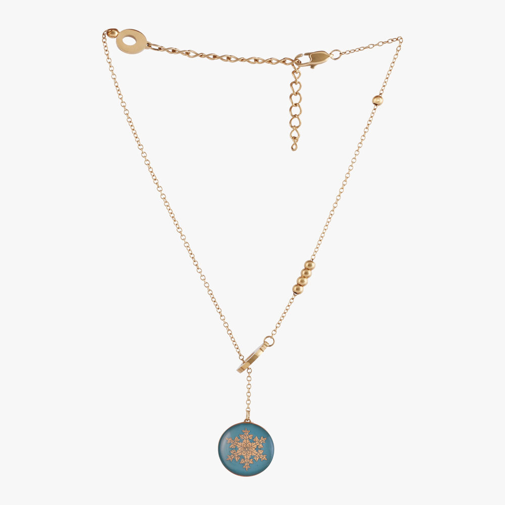 10007212w.jpg پابند زنانه زمستان با ورق طلا سری رها - 1