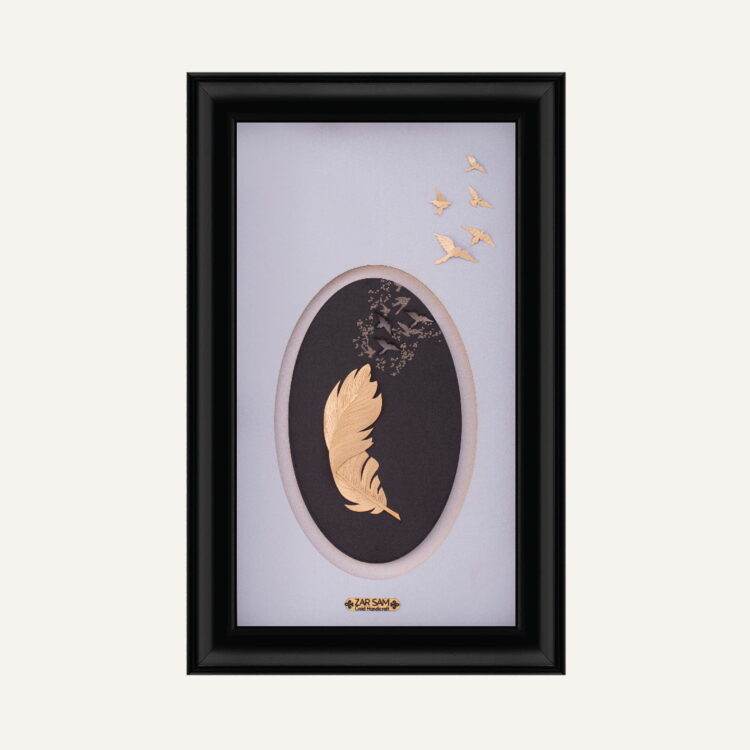 تابلو طلا مفهومی پر