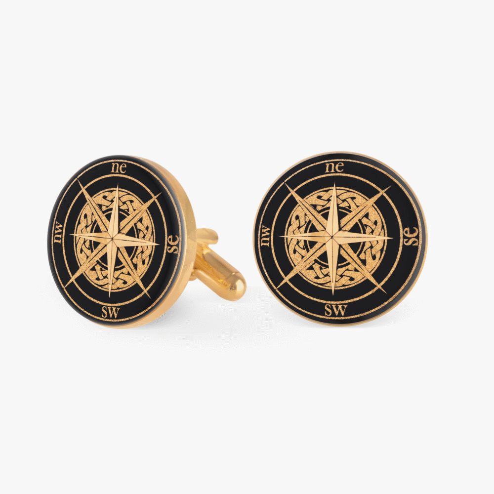 10007343 دکمه سردست قطب نما v2 سری فلک - 1