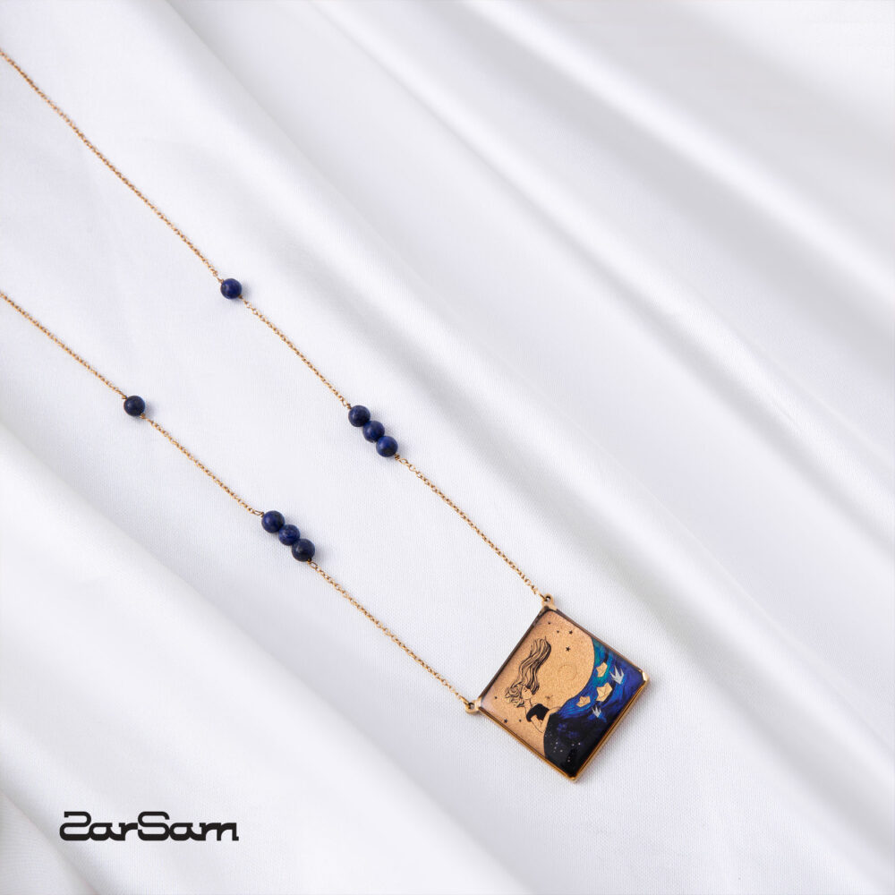 گردنبند قایق کاغذی v2 سری چلیپا - 2