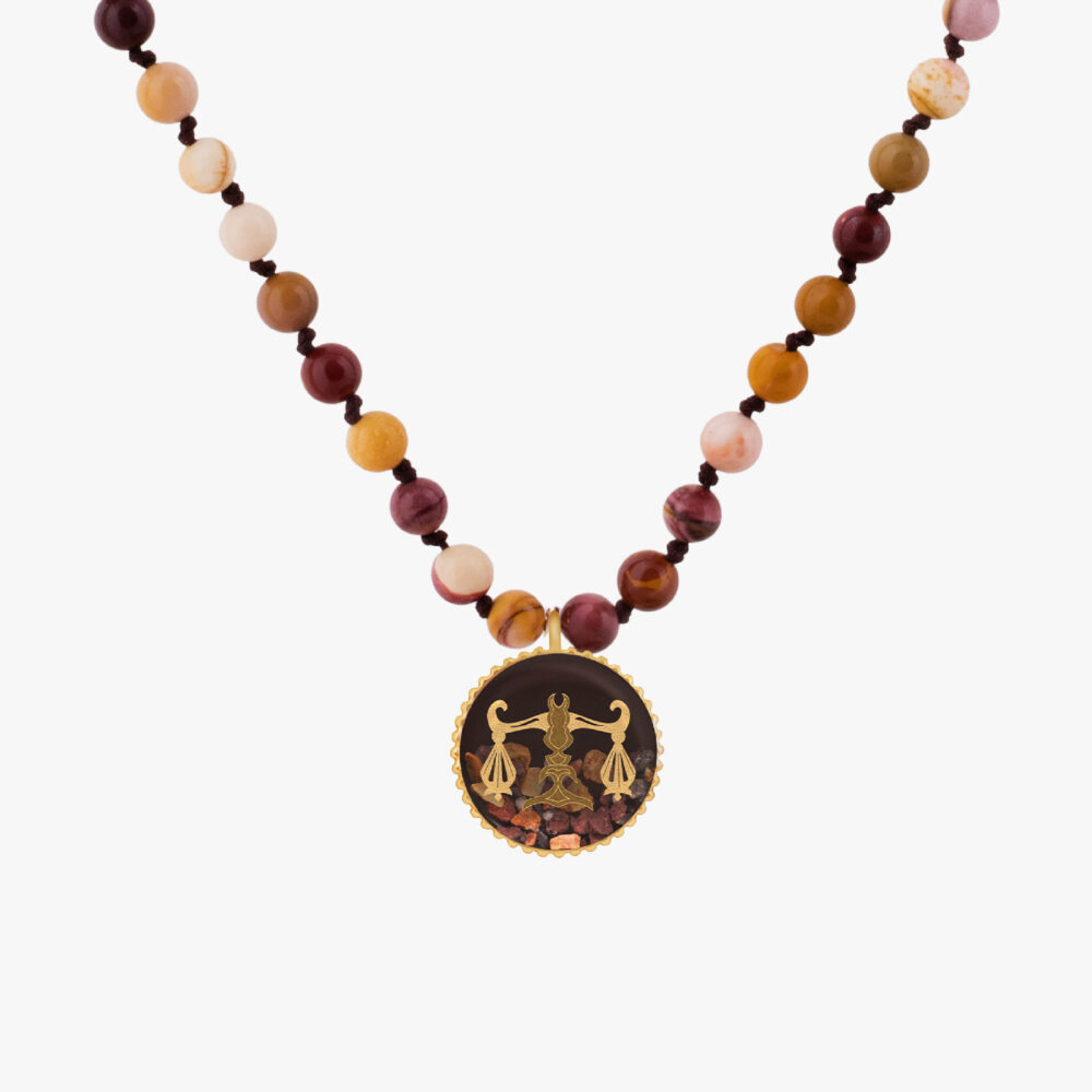 گردنبند مهر سری مانی گره ای قفل دار - 1