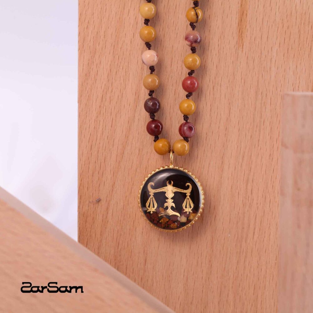 گردنبند مهر سری مانی گره ای قفل دار - 2