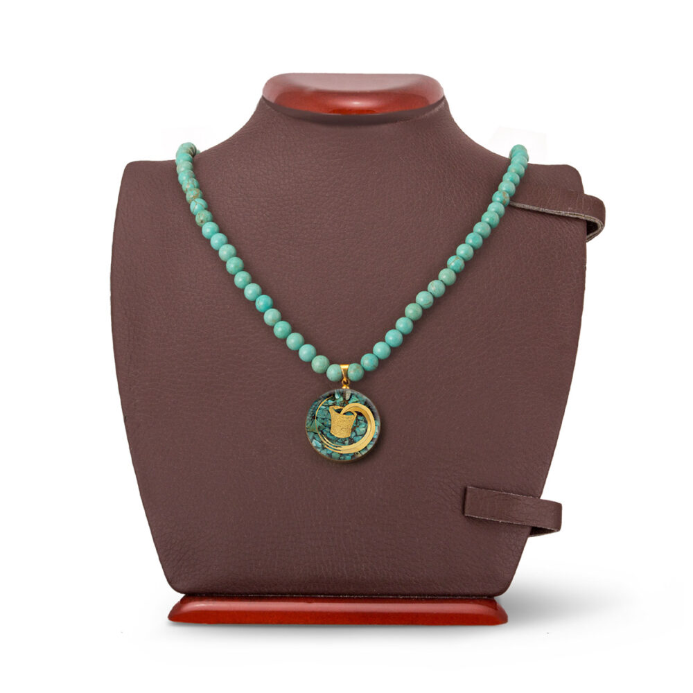 10007718-copy-1.jpg گردنبند بهمن سری مانا قفل دار فیروزه - 1