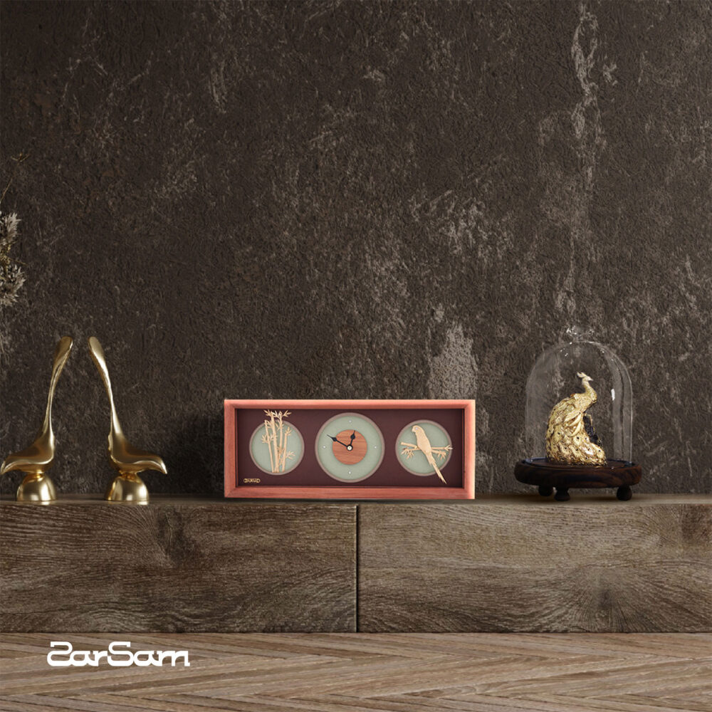 ساعت رومیزی طوطی اداری سری افرا - 2