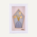 تابلو گلدان لاله سرامیکی