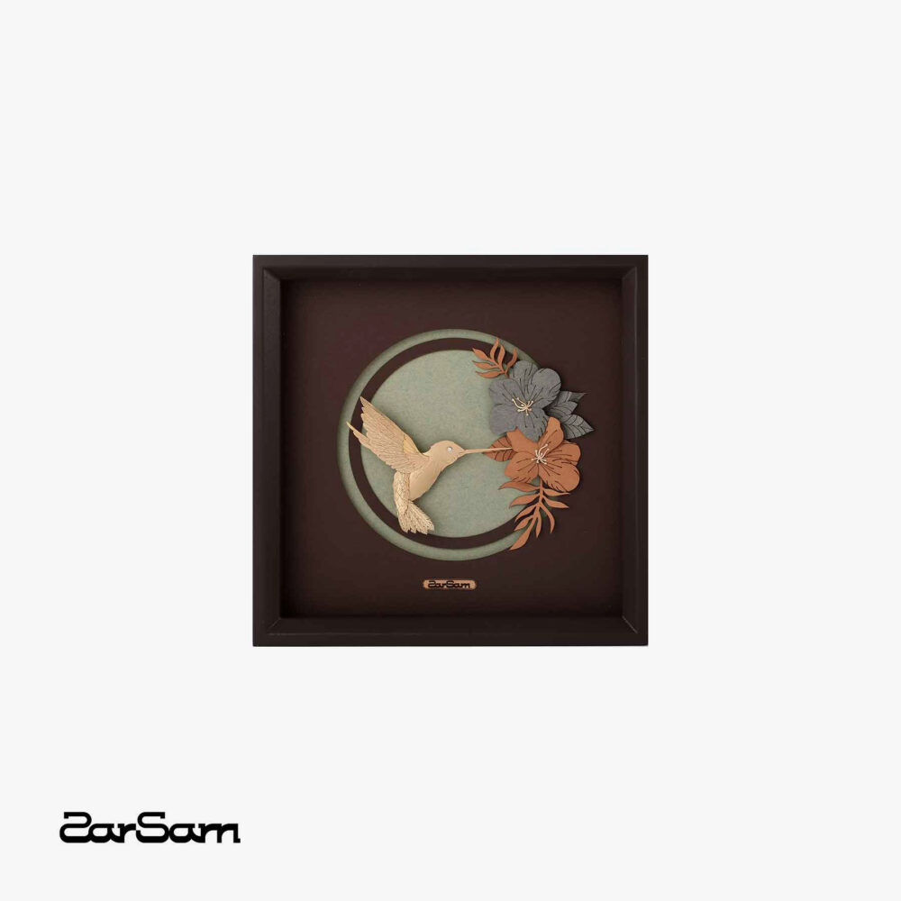 10012124-W تابلو گل و مرغ - 1