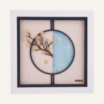 تابلو طلا طبیعت زمستان