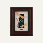 تابلو طلا طبیعت سنجاقک