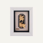 تابلو طلا طبیعت گلگون