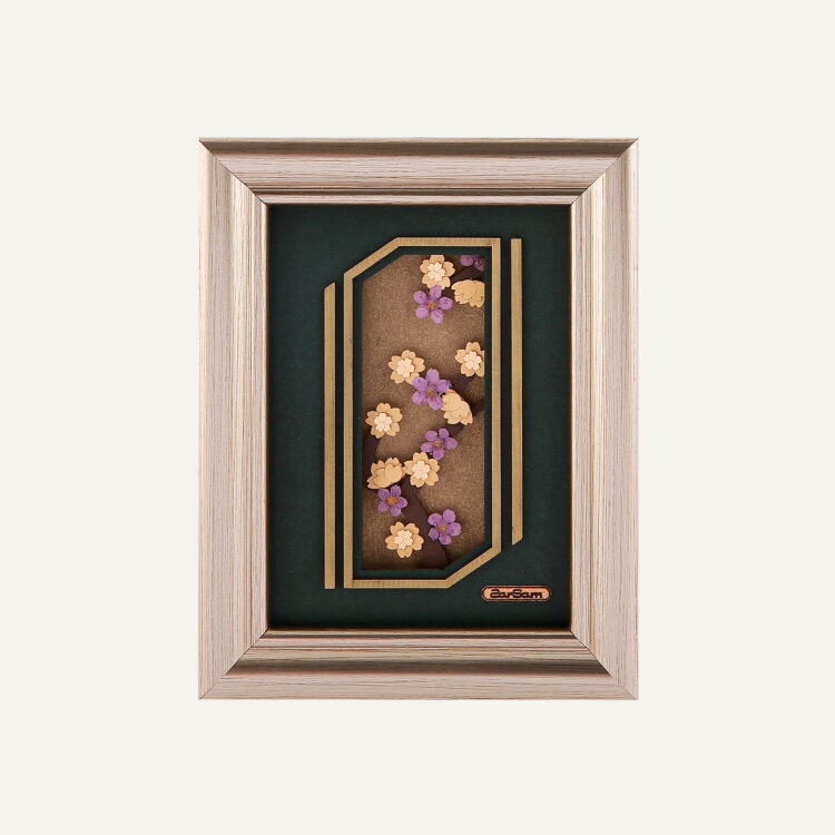 تابلو طلا طبیعت شکوفا