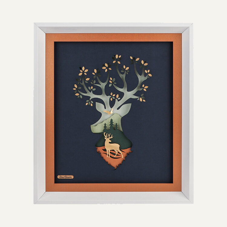 تابلو طلا طبیعت خیال