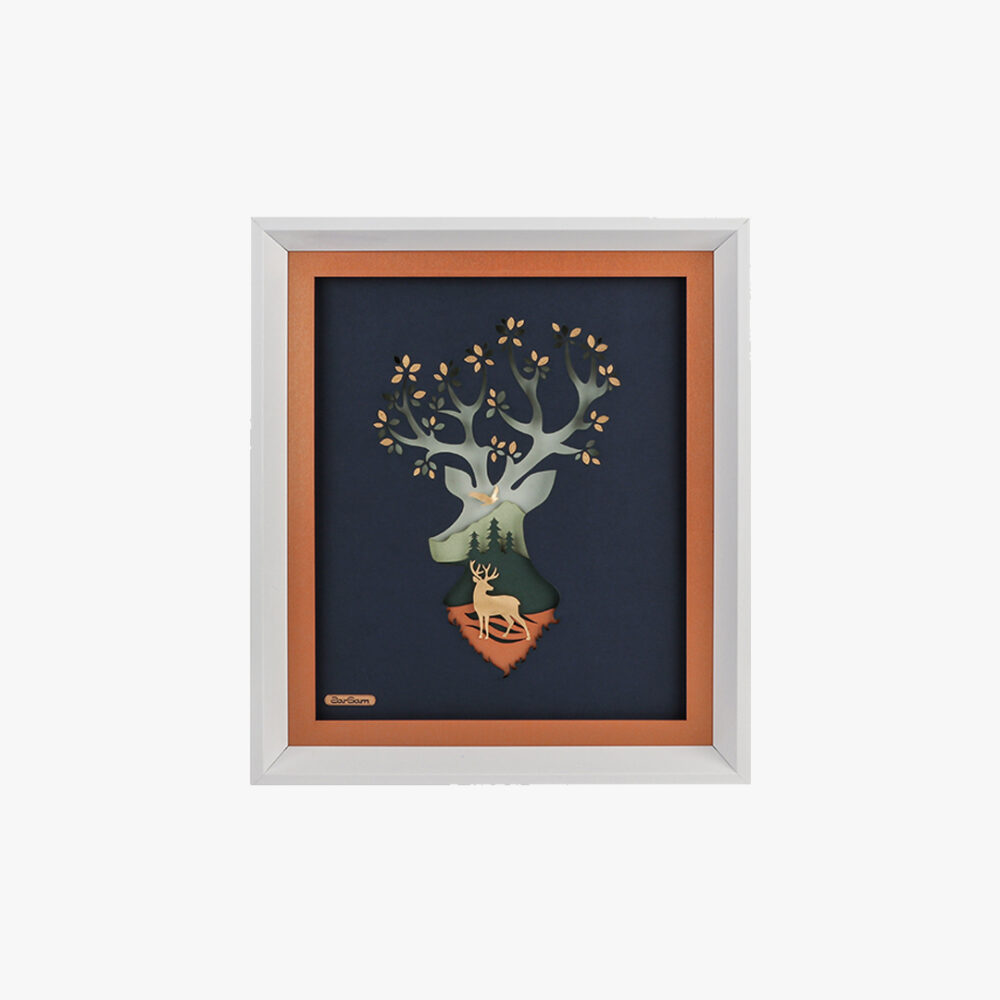 تابلو طلا طبیعت خیال - 1