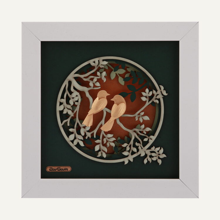 تابلو طلا عاشقانه همدم