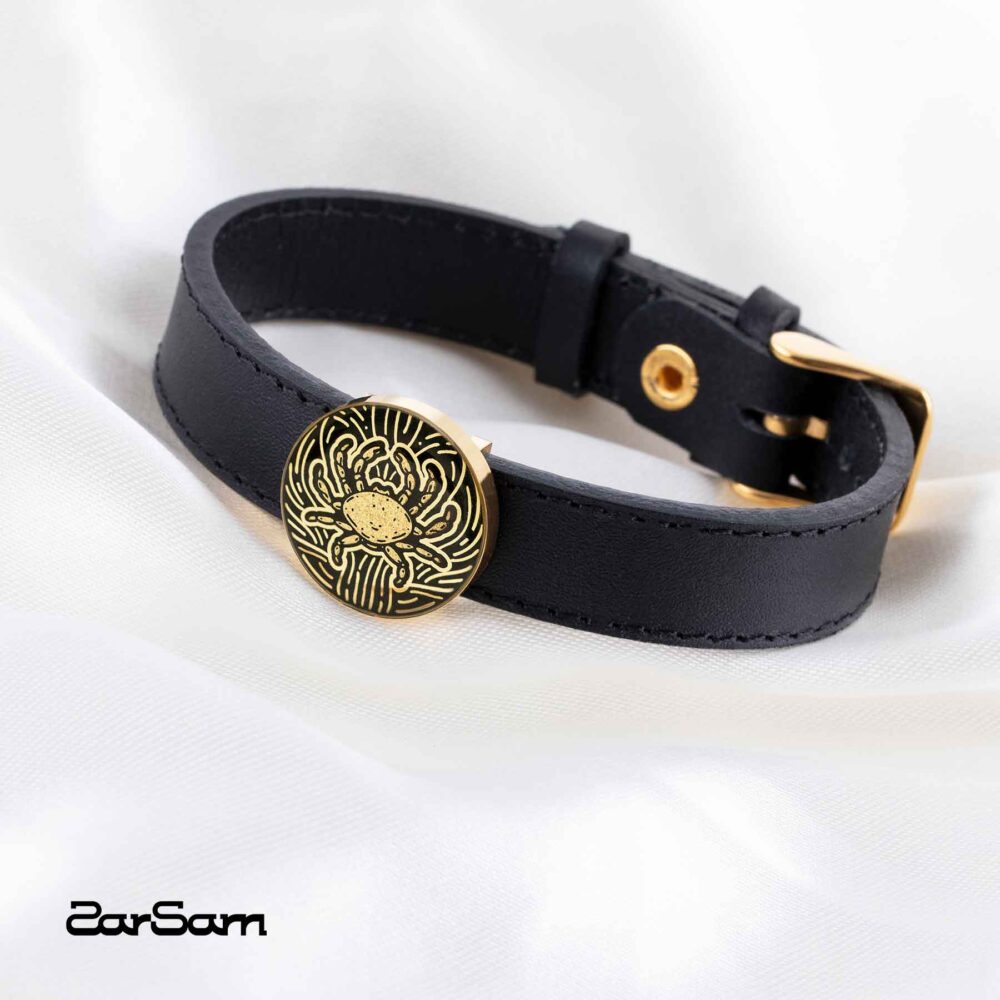 دستبند تیر سری سپهر چرم 20 میلی متر - 2