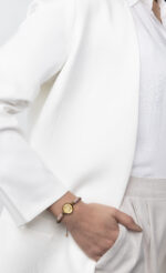 دستبند زنانه شهریور با ورق طلا و سنگ سری صنم - 3