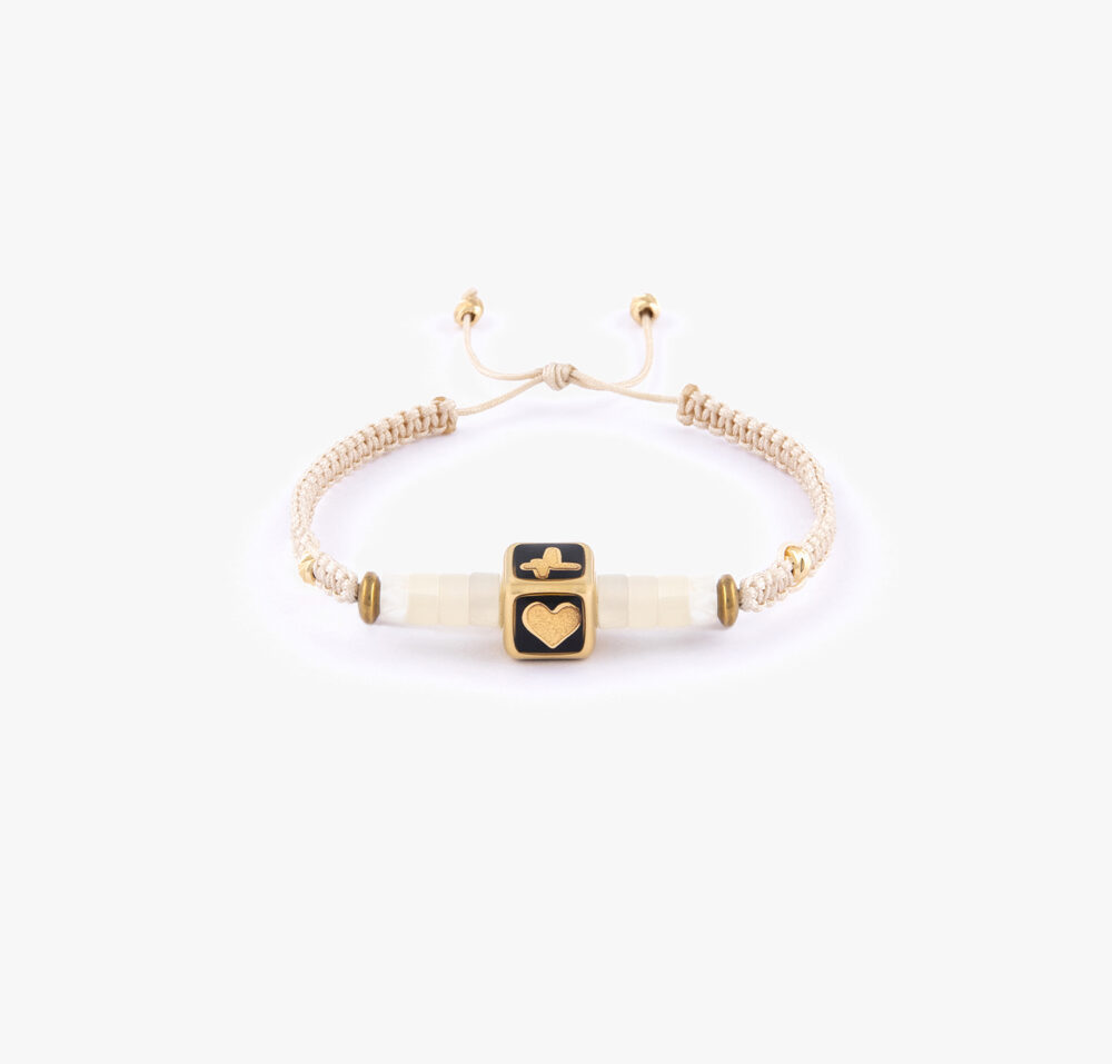 10014331-W1.jpg دستبند زنانه محبت با ورق طلا و سنگ سری زینو - 1