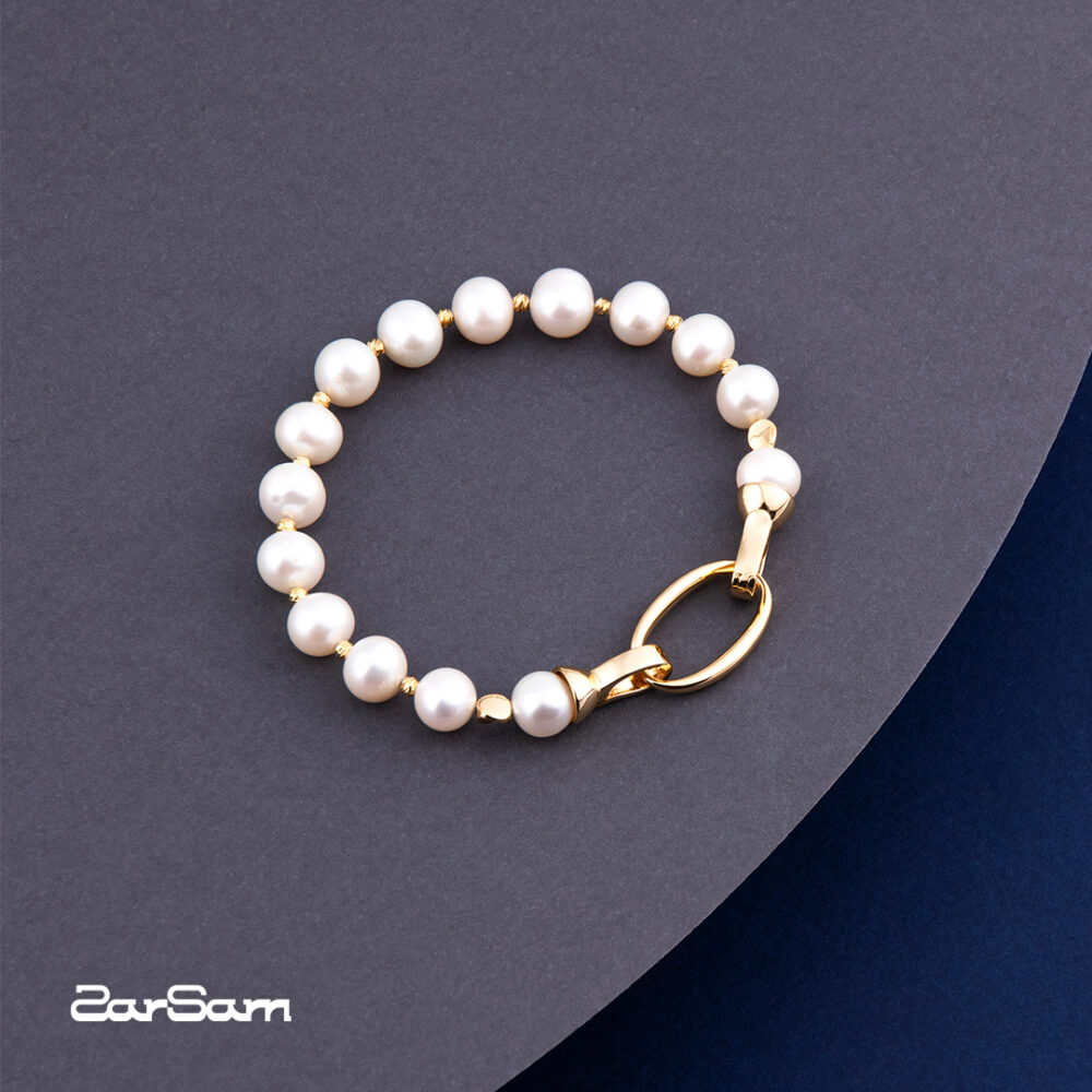 دستبند یاسمن مروارید سری زروار - 3