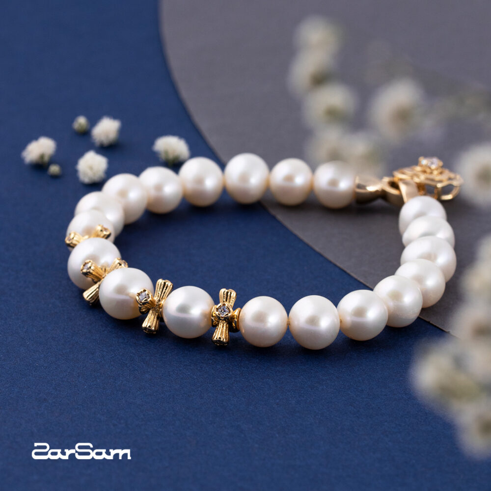 دستبند نسترن مروارید زروار - 3