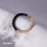 دستبند مروارید زنانه پامچال با آبکاری طلا سری زروار - 2