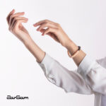 دستبند مروارید زنانه پامچال با آبکاری طلا سری زروار - 4