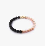 دستبند مروارید زنانه پامچال با آبکاری طلا سری زروار