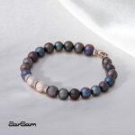 دستبند اطلسی مروارید سری زروار - 3