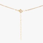 گردنبند زنانه بینا با ورق طلا و زنجیر سری هور - 3