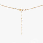 گردنبند زنانه آلاله با ورق طلا و زنجیر سری یزدان - 3