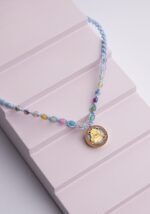 گردنبند بچه گانه پاندا با ورق طلا و سنگ سری شادی - 3