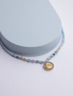 گردنبند بچه گانه پاندا با ورق طلا و سنگ سری شادی - 4