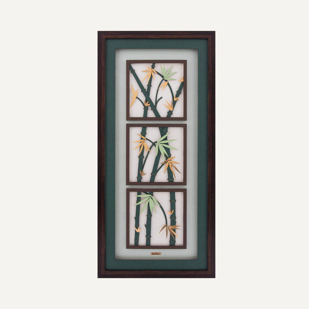 تابلو طلا طبیعت بامبو