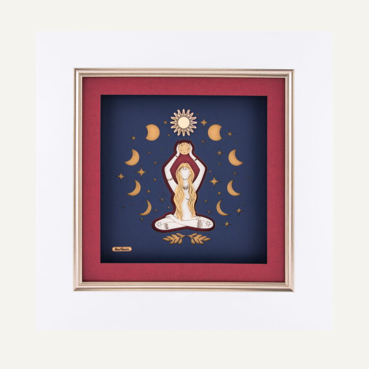 تابلو طلا فانتزی مراقبه