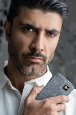 جا کارتی الماس با ورق طلا سری چرمین - 3