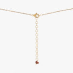 گردنبند زنانه مرداد با ورق طلا و زنجیر سری مانیمو - 2
