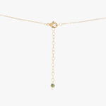 گردنبند زنانه آیلین با ورق طلا و زنجیر سری یزدان - 3