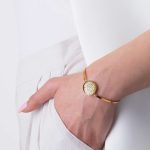 دستبند ورق طلا زنانه سوران سری هما - Image 2