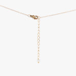 گردنبند زنانه زبرا با ورق طلا و زنجیر سری بارش - 3